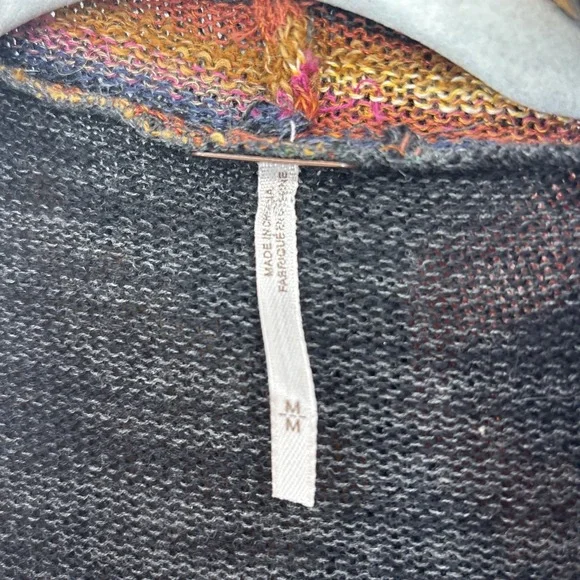 Free People Lima Aztec Hooded Cardigan Duster Sweater Long Women Medium - Picture 4 of 8